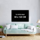 Cuadro con tu foto 120 x 180 cm