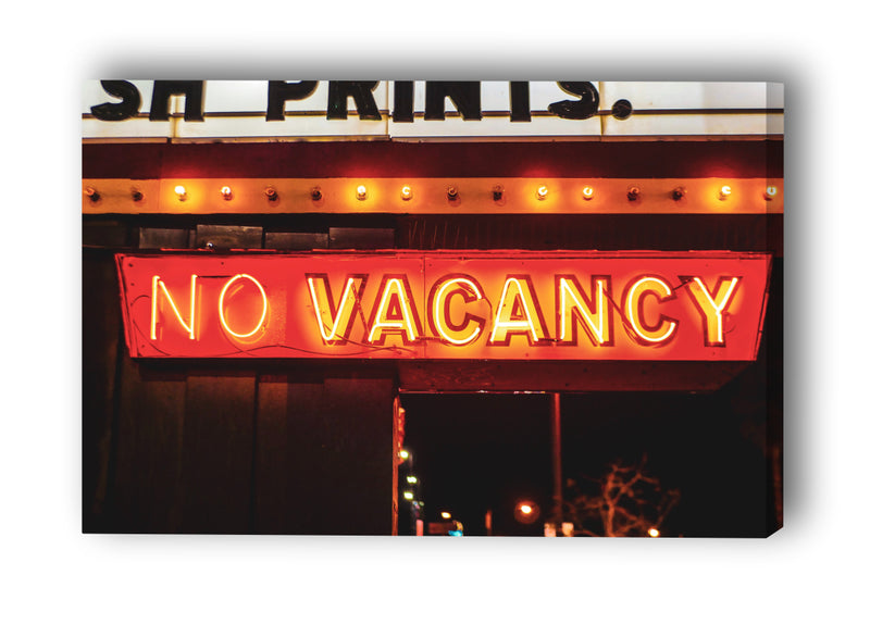 No vacancy neon