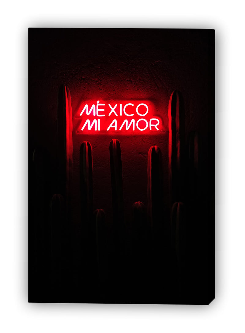 México mi amor neon