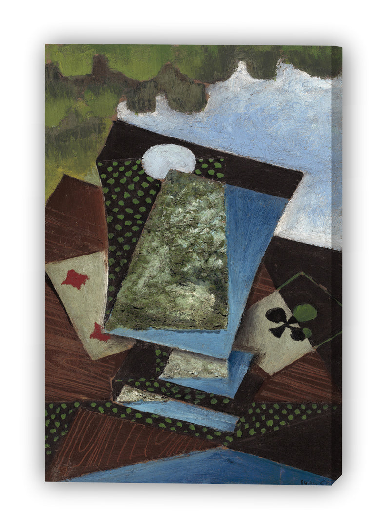Ace of Clubs and Four of Diamonds by Juan Gris