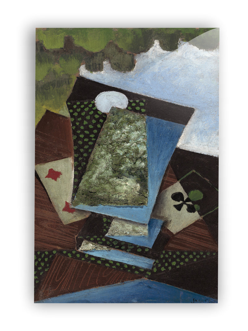 Ace of Clubs and Four of Diamonds by Juan Gris