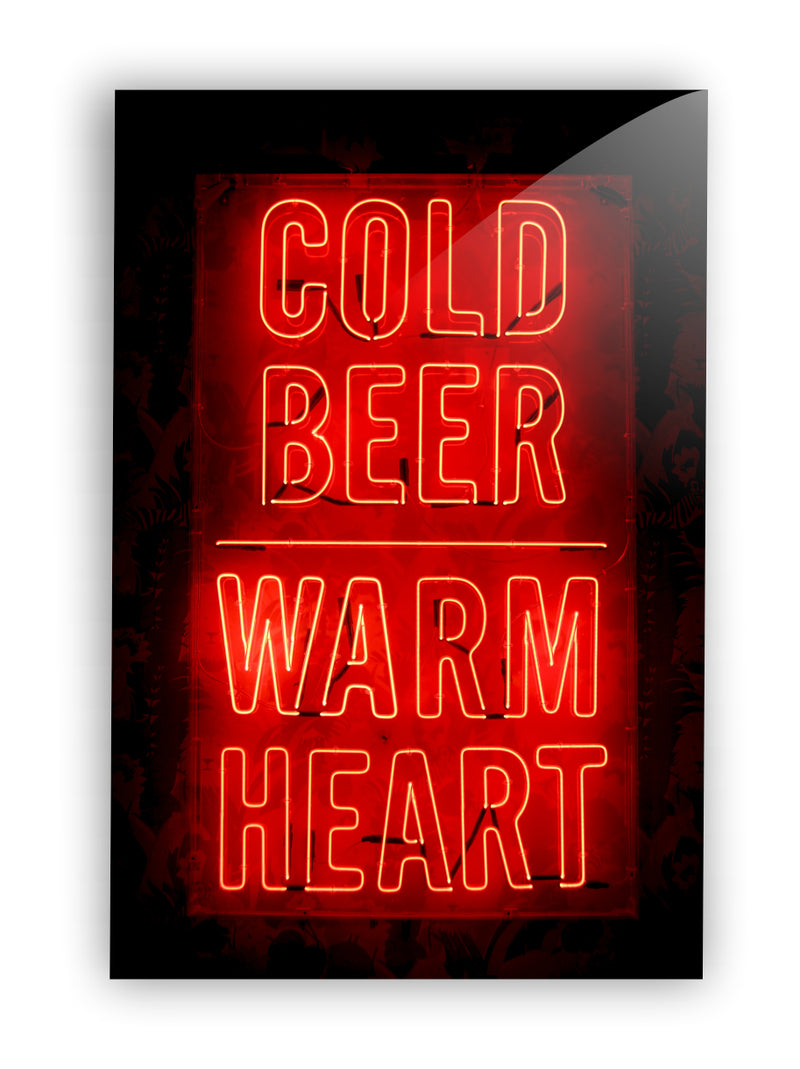 Cold beer neon